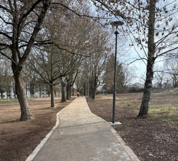 So sieht der neu gestaltete Weg aus.